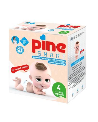 Pine Smart Baby Pieluchy MAXI 4 (7-14 kg), 20 sztuk