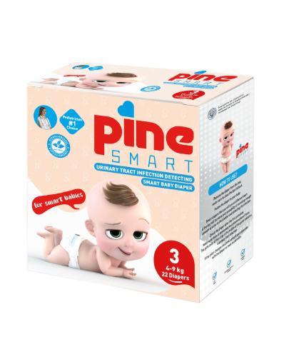 Pine Smart Baby Pieluchy MIDI 3 (4-9 kg), 22 sztuki