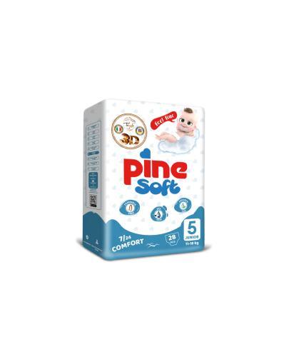 Pine Soft Pieluchy junior 5 (11-18 kg), 28 sztuk