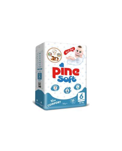 Pine Soft Pieluchy XL 6 (15+ kg), 22 sztuki