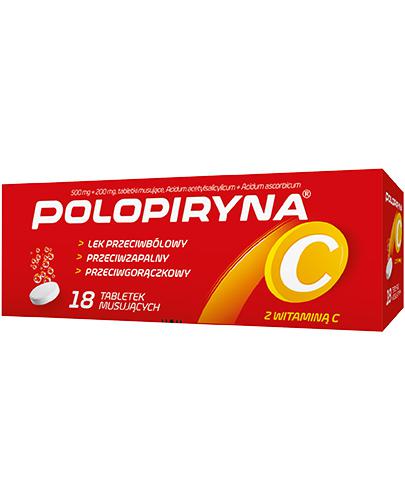 Polopiryna C, 18 tabletek musujących