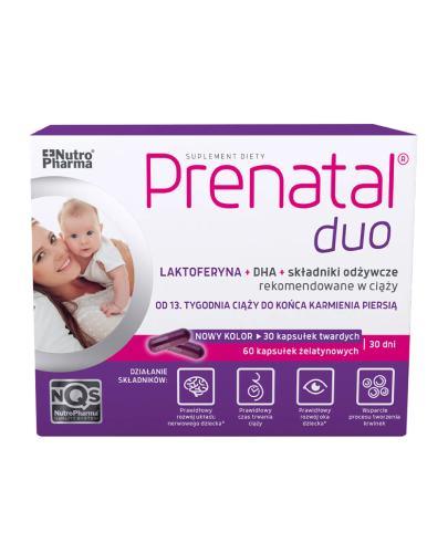 PRENATAL DUO suplement dla ciężarnych,2 x 30 tabletek + 2 x 60 kapsułek