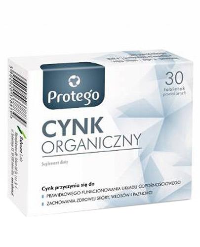 Protego Cynk Organiczny - 30 tabl. - cena, opinie, dawkowanie