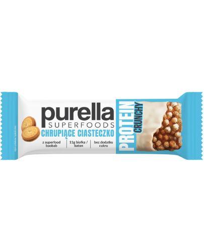 Purella Superfoods Protein bar baton proteinowy chrupiące ciasteczko, 45g