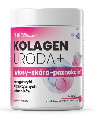 Pureo Health Kolagen Uroda+ smak truskawkowo-malinowy 30 porcji