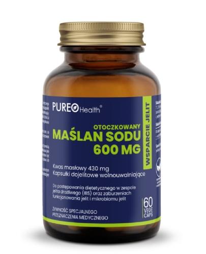 Pureo Health Maślan Sodu Otoczkowany 600 mg, 60 kapsułek