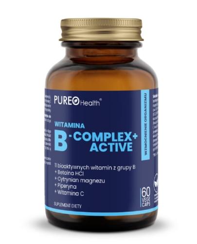 Pureo Health Witamina B-Complex+ Active, 60 kapsułek