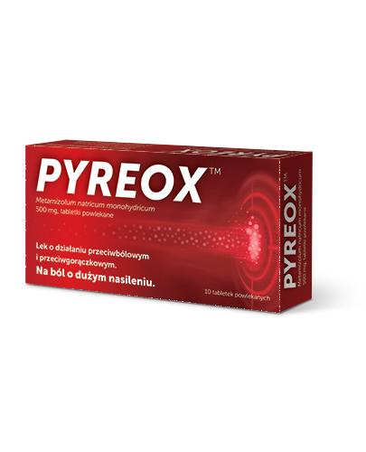 Pyreox 500 mg, 10 tabletek powlekanych