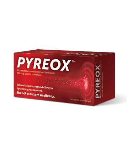 Pyreox 500 mg 50 tabletek powlekanych