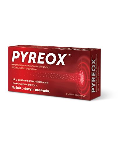 Pyreox 500 mg, 6 tabletek powlekanych