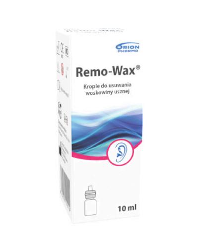 Remo-Wax Krople do usuwania woskowiny usznej (bez gumowej gruszki), 10 ml