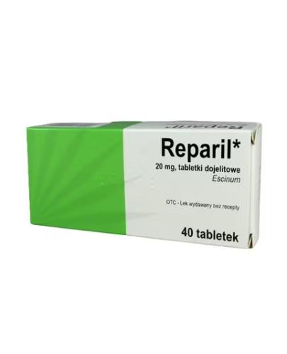 Reparil 20 mg tabletki dojelitowe, 40 sztuk