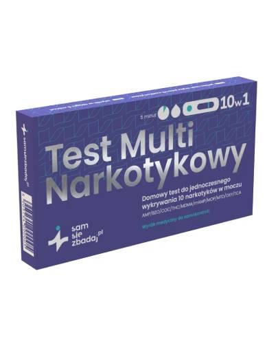 Samsiezbadaj.pl, Test Multi narkotykowy 10w1, 1 sztuka