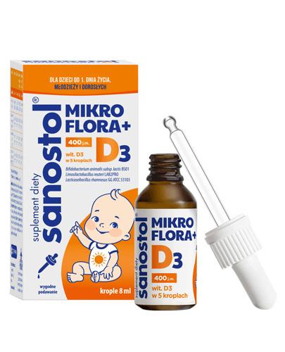 Sanostol Mikroflora + D3 8 ml