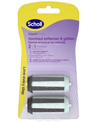 Scholl Expert Care Głowice obrotowe 2w1, 2 sztuki