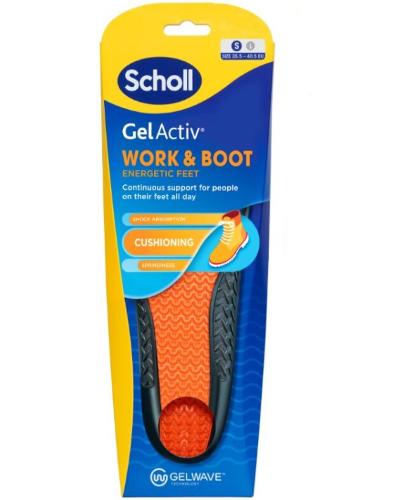 Scholl GelActiv Work & boot Wkładki do butów damskie S, 1 para