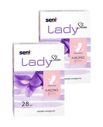 Seni Lady Slim Wkładki urologiczne micro, 2 x 28 sztuk