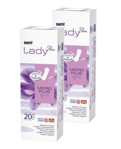 Seni Lady Slim Wkładki urologiczne micro plus, 2 x 20 sztuk