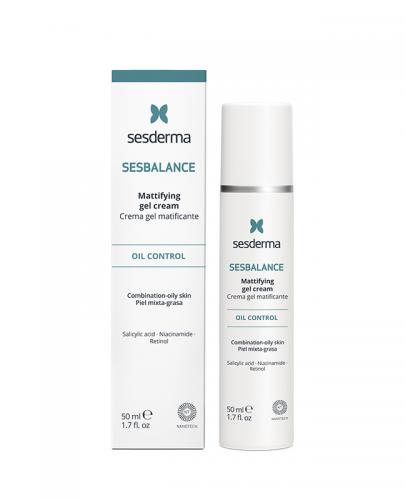 SESDERMA SESBALANCE Matujący Regulujący Sebum Żel-krem, 50 ml