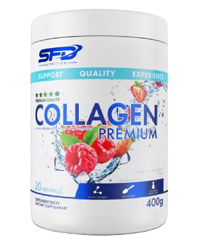 SFD Collagen Premium raspberry-strawberry, 400 g