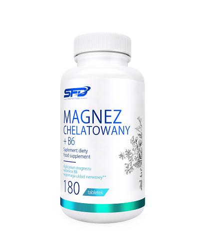 SFD Magnez Chelatowany + B6, 180 tabletek