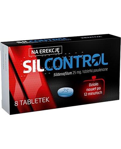 Silcontrol 25 mg, 8 tabletek