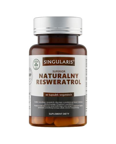 Singularis Superior Naturalny Resweratrol - 60 kaps. - cena, opinie, dawkowanie