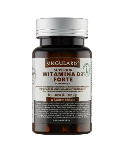 Singularis Superior Witamina D3 Forte 4000 IU, 60 kapsułek