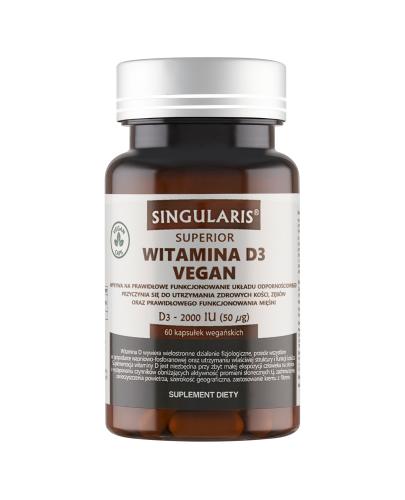 Singularis Witamina D3 2000 IU, 60 kapsułek