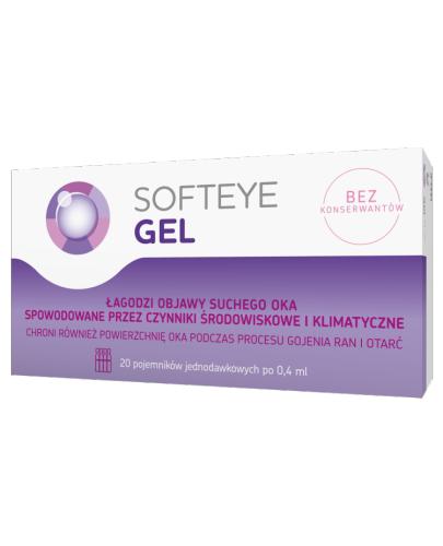 SOFTEYE GEL - 20 x 0,4 ml - na suchość i otarcia - cena, opinie, właściwości