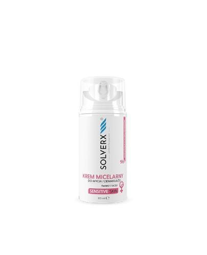 SOLVERX SENSITIVE SKIN Krem micelarny do demakijażu twarzy dla kobiet, 100 ml