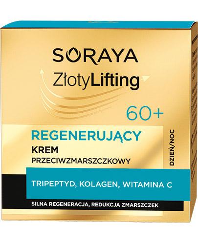 SORAYA Złoty Lifting, Regenerujący Krem Przeciwzmarszczkowy 60+, 50 ml