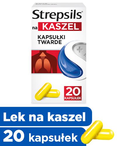 Strepsils na kaszel, 20 kaps.