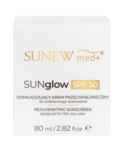 SunewMed+ SUNglow SPF50 Odmładzający krem przeciwsłoneczny do codziennego stosowania, 80 ml