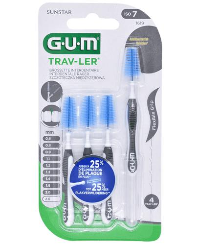 Sunstar Gum Trav-Ler Szczoteczka międzyzębowa 2,6 mm, 4 sztuki