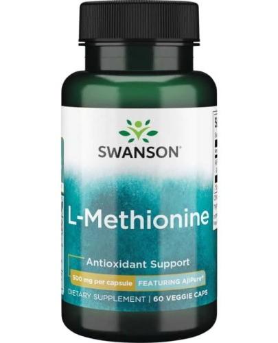 SWANSON AjiPure L-Metionina 500 mg - 60 kaps.