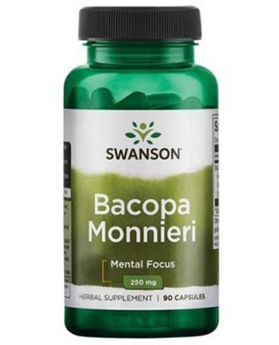 SWANSON Bacopa Monniera Extract 250 mg - 90 kaps.