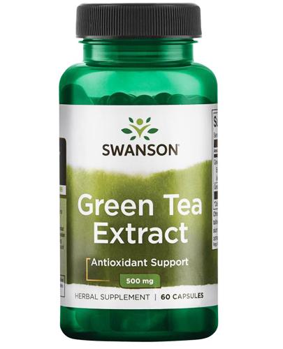 SWANSON Green Tea extract 500 mg, 60 kapsułek