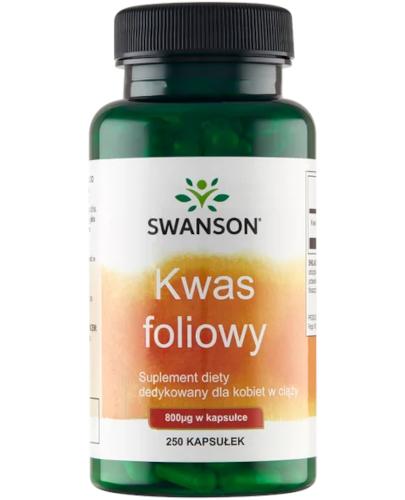 SWANSON Kwas foliowy - 250 kaps.