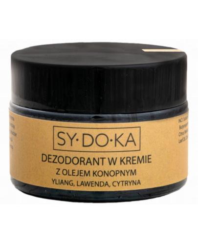 Sydoka Dezodorant w kremie z olejem konopnym Yliang, lawenda, cytryna - 40 g