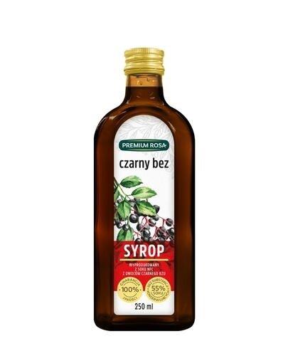 Premium Rosa Syrop z czarnego bzu, 250 ml