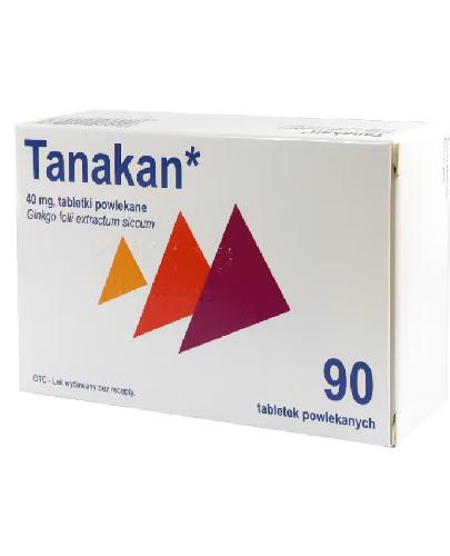 Tanakan 40 mg, 90 tabletek powlekanych (import równoległy Medezin)