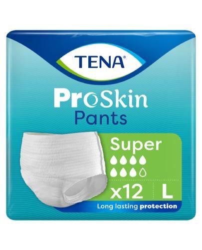 Tena Pants ProSkin Majtki chłonne super L, 12 sztuk