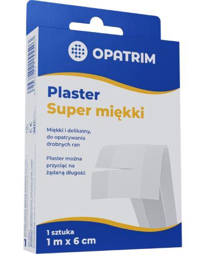 Opatrim Plaster super miękki 1 m x 6 cm, 1 sztuka