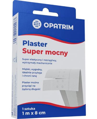 Opatrim Plaster super mocny 1 m x 8 cm, 1 sztuka