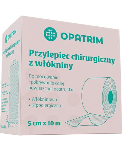 Opatrim przylepiec chirurgiczny z włókniny 5 cm x 10 m, 1 sztuka