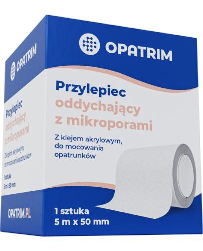 Opatrim przylepiec oddychający z mikroporami 5 m x 50 mm, 1 sztuka