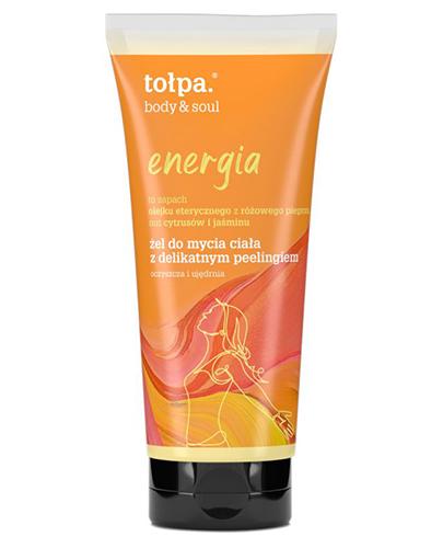 Tołpa Body & Soul Energia Żel do mycia ciała z delikatnym peelingiem, 200 ml