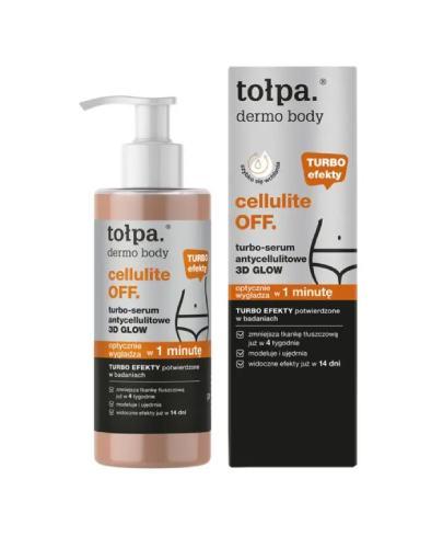 Tołpa Dermo Body Cellulite Off Turbo-serum antycellulitowe 3D glow, 250 ml