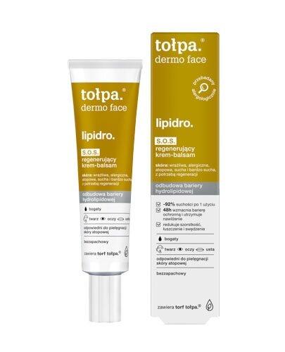 Tołpa Dermo Face Lipidro S.O.S. Regenerujący krem-balsam, 40 ml